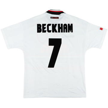 1997-99 Manchester United Away Shirt Beckham #7 - 10/10 - (L)