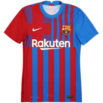 2021-22 Barcelona Authentic Home Shirt - 9/10 - (XS)