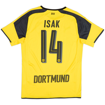 2016-17 Borussia Dortmund Home European Shirt Isak #14 - 7/10 - (S)