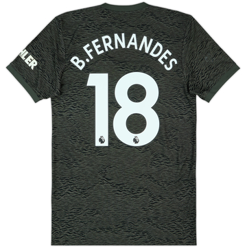 2020-21 Manchester United Away Shirt B.Fernandes #18 - 6/10 - (S)