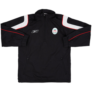 2003-05 Liverpool Reebok 1/4 Zip Hooded Rain Jacket - 8/10 - (XS)