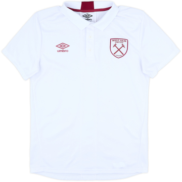 2021-22 West Ham Umbro Polo Shirt - 9/10 - (S)