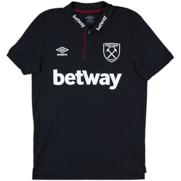 2019-20 West Ham Umbro Polo Shirt - 9/10 - (M)
