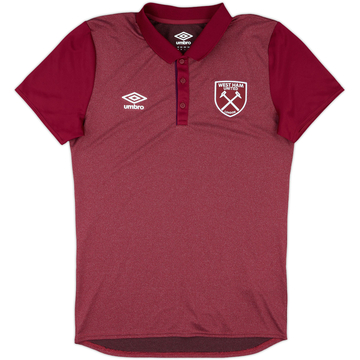 2018-19 West Ham Umbro Polo Shirt - 10/10 - (M)