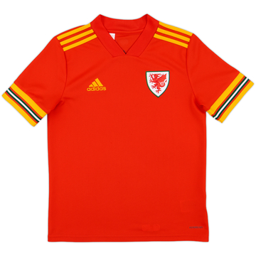 2020-21 Wales Home Shirt - 10/10 - (L.Boys)