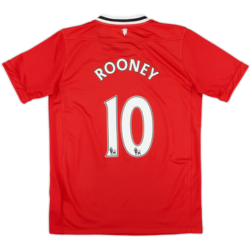 2011-12 Manchester United Home Shirt Rooney #10 - 7/10 - (M.Boys)
