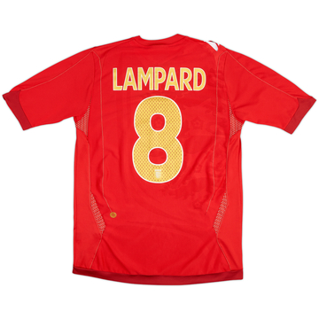 2006-08 England Away Shirt Lampard #8 - 5/10 - (S)
