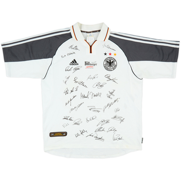 2000-02 Germany 'Squad Signed' Home Shirt - 6/10 - (L)