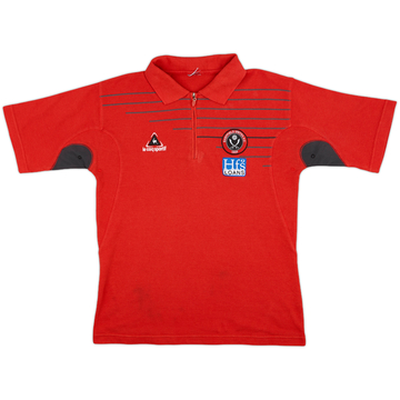 2005-06 Sheffield United Le Coq Sportif 1/4 Zip Polo Shirt - 7/10 - (M)