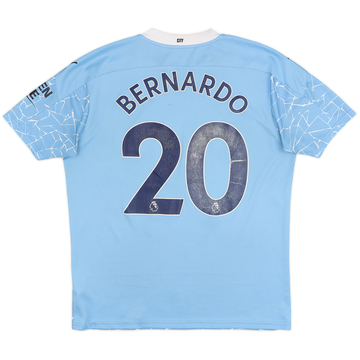 2020-21 Manchester City Home Shirt Bernardo #20 - 5/10 - (L)