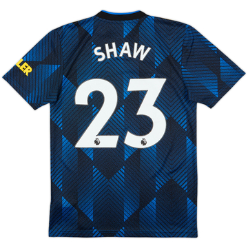 2021-22 Manchester United Third Shirt Shaw #23 - 6/10 - (S)