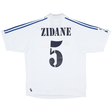 2001 Real Madrid Home Shirt Zidane #5 - 8/10 - (M)