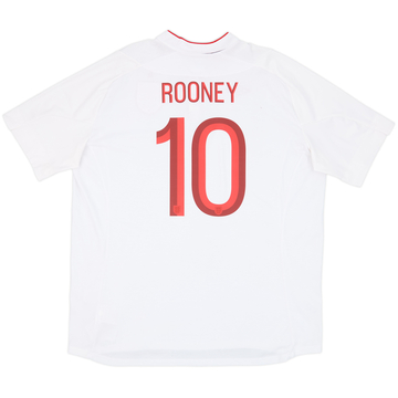 2012-13 England Home Shirt Rooney #10 - 5/10 - (3XL)