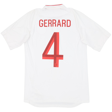 2012-13 England Home Shirt Gerrard #4 - 6/10 - (S)