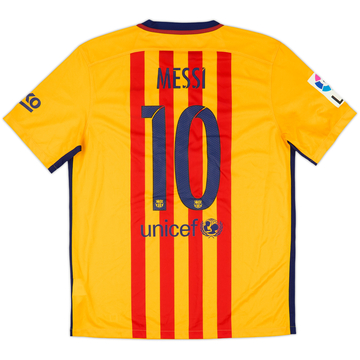 2015-16 Barcelona Away Shirt Messi #10 (L)