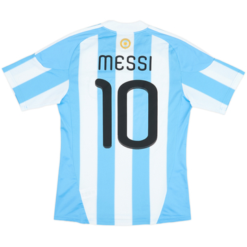 2010-11 Argentina Home Shirt Messi #10