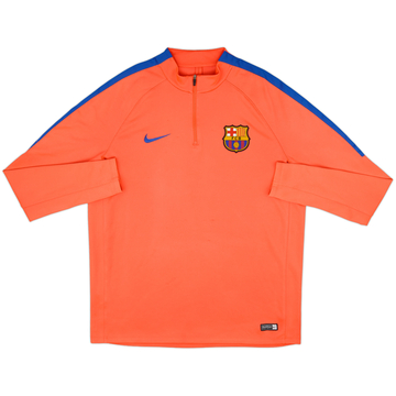 2016-17 Barcelona Nike 1/4 Zip Drill Top - 8/10 - (XL)
