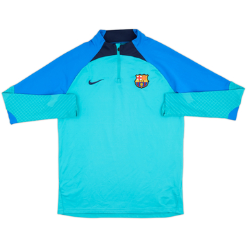 2022-23 Barcelona Nike 1/4 Zip Training Top - 7/10 - (L)