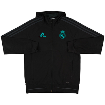 2017-18 Real Madrid adidas Hooded Track Jacket - 8/10 - (L.Boys)