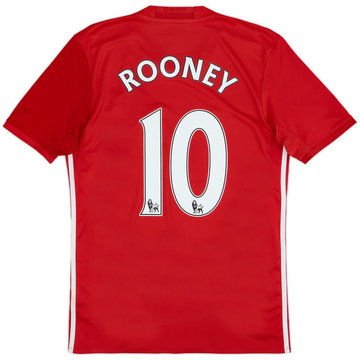 2016-17 Manchester United Home Shirt Rooney #10 - 6/10 - (S)