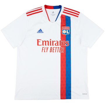2021-22 Lyon Home Shirt - 9/10 - (XL)