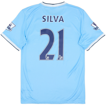 2013-14 Manchester City Home Shirt Silva #21 - 5/10 - (S)
