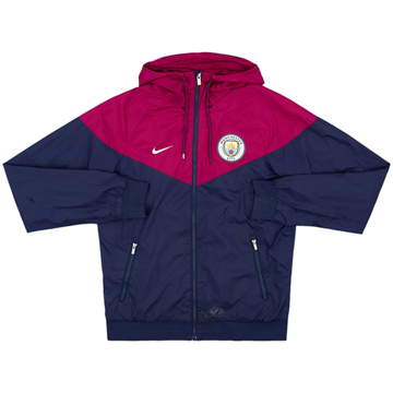2018-19 Manchester City Nike Hooded Track Jacket - 5/10 - (S)