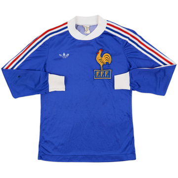 1978-80 France World Cup Home L/S Shirt - 7/10 - (L.Boys)