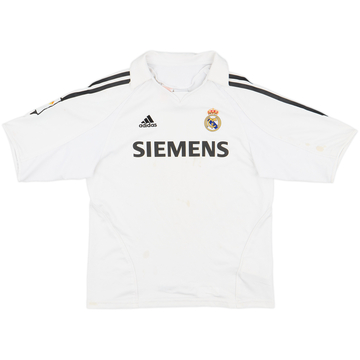 2005-06 Real Madrid Home Shirt - 6/10 - (M.Boys)