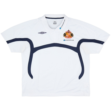 2007-08 Sunderland Umbro 1/4 Zip Polo Shirt - 7/10 - (XXL)