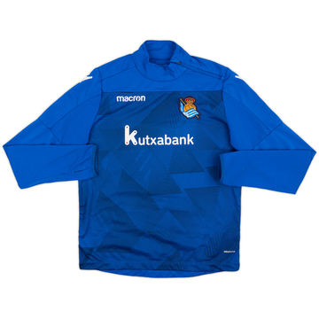 2021-22 Real Sociedad Macron Drill Top - 8/10 - (L.Boys)