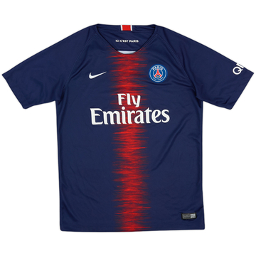 2018-19 Paris Saint-Germain Home Shirt - 8/10 - (XL.Boys)