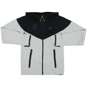 2014-15 Manchester United Nike Hooded Track Jacket - 7/10 - (M)