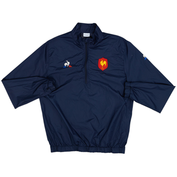 2010s France Rugby Le Coq Sportif 1/2 Zip Windbreaker - 9/10 - (L)