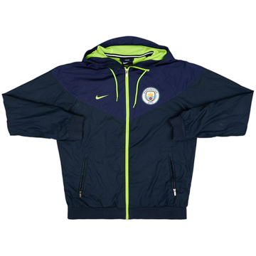2018-19 Manchester City Nike Hooded Track Jacket - 6/10 - (M)
