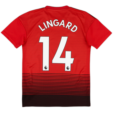2018-19 Manchester United Home Shirt Lingard #14 - 6/10 - (XS)