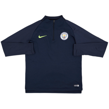2018-19 Manchester City Nike 1/4 Zip Training Top - 8/10 - (M)