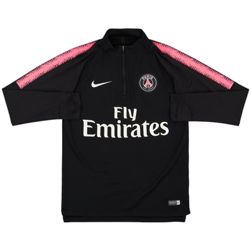 2018-19 Paris Saint-Germain Nike 1/4 Zip Drill Top - 8/10 - (S)