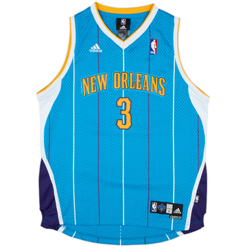 2008-10 New Orleans Hornets Paul #3 adidas Swingman Away Jersey - 9/10 - (L.Boys)