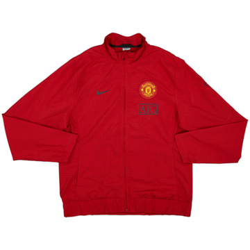 2009-10 Manchester United Nike Track Jacket - 10/10 - (L)