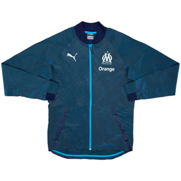 2018-19 Olympique Marseille Puma Track Jacket - 9/10 - (S)