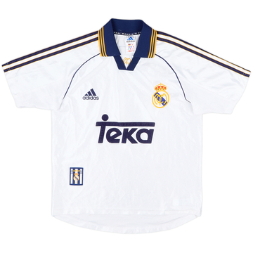 1998-00 Real Madrid Home Shirt - 8/10 - (Y)
