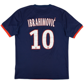 2013-14 Paris Saint-Germain Home Shirt Ibrahimovic #10 - 5/10 - (M)