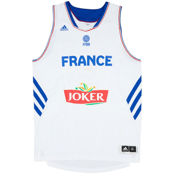2014-15 France National Basketball adidas Away Jersey - 5/10 - (XL)