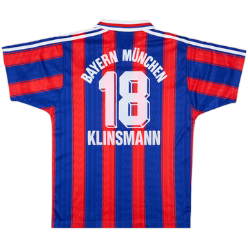 1995-97 Bayern Munich Home Shirt Klinsmann #18 - 6/10 - (S)