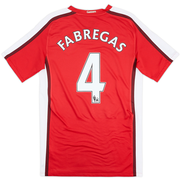 2008-10 Arsenal Home Shirt Fabregas #4 - 8/10 - (S)