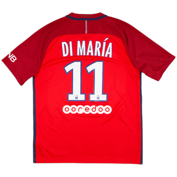 2016-17 Paris Saint-Germain Away Shirt Di Maria #11 - 9/10 - (L)