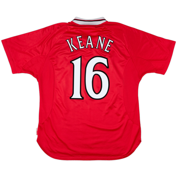 1999-00 Manchester United 'CL Winners' Shirt Keane #16 - 6/10 - (XL)