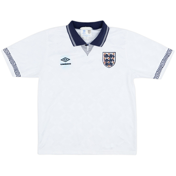 1990-92 England Home Shirt - 6/10 - (M)