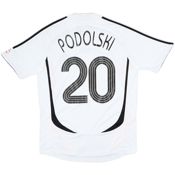 2005-07 Germany Home Shirt Podolski #20 - 6/10 - (M)